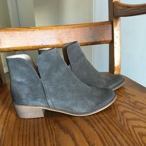 SPLENDID Hamptyn Grey Suede Ankle Boots 6.5